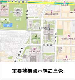 重要地標圖示標註直覺