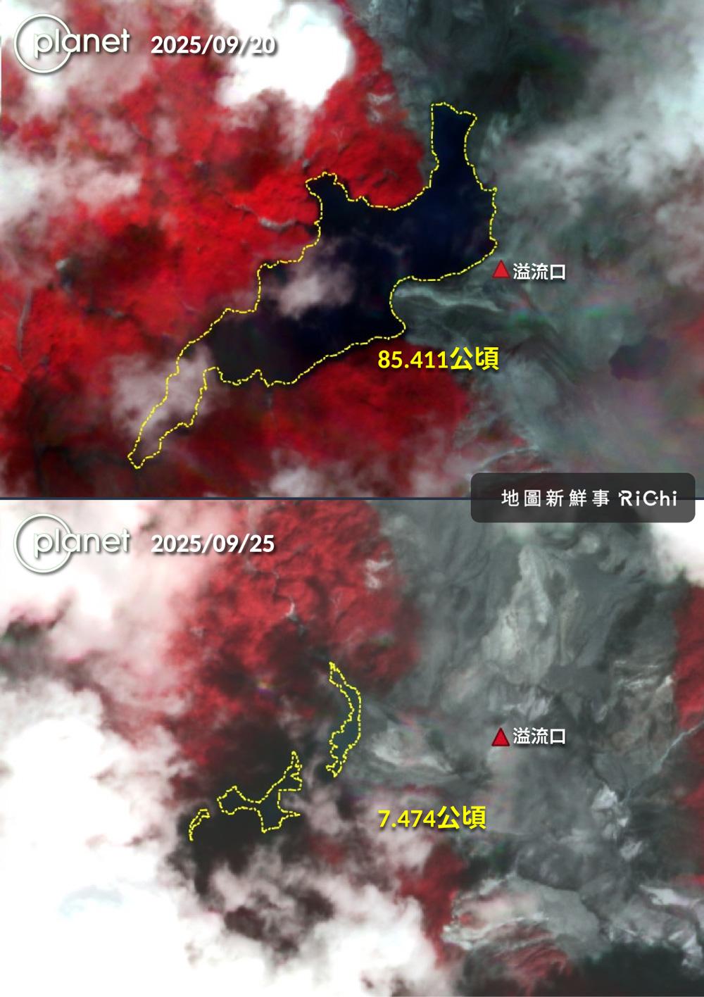 馬太鞍堰塞湖現況