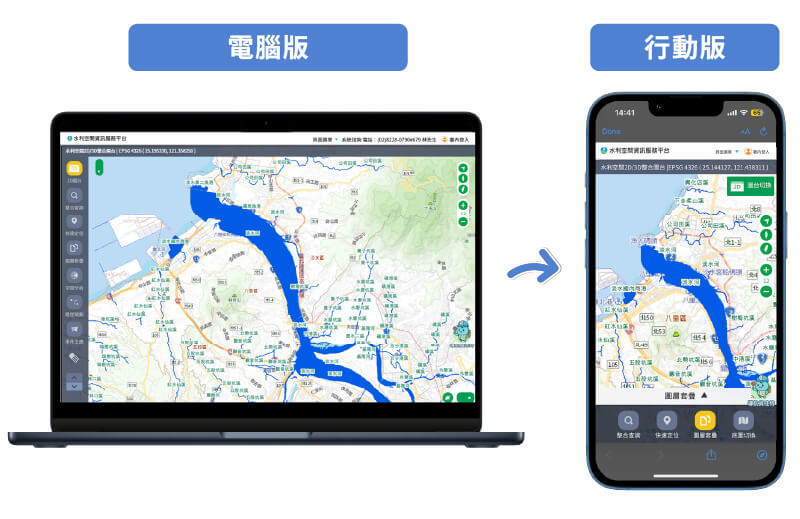 圖台跨裝置無痛切換